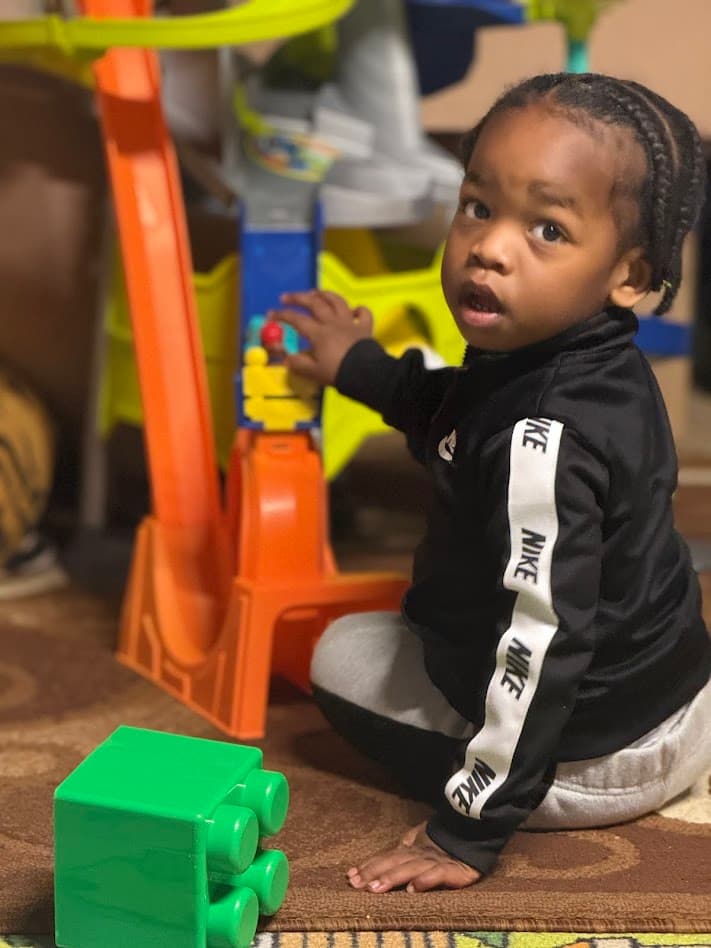 Happy children at daycare